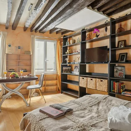 Bnbnook - Cozy In Historic Le Marais Apartment *